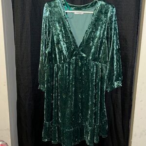 Motherhood Teal Dress